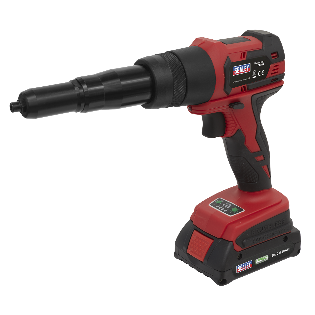 Sealey CP314 Cordless Riveter 20V 2Ah Lithium-ion