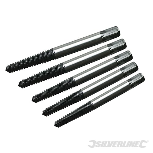 Silverline Screw Extractor Set 5pce 3 - 18mm - DA70