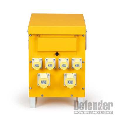 Defender 10kVA Single Phase Transformer 110V 16A/32A - ZE210022 - ZE210022 - Defender - Trade Counter Direct