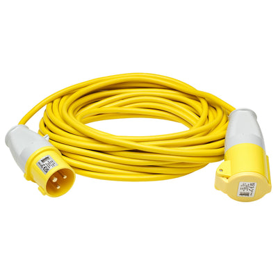Defender E85111 Extension Lead, Yellow, 1.5mm², 16A, 14m - DR-35813 - Defender - Trade Counter Direct