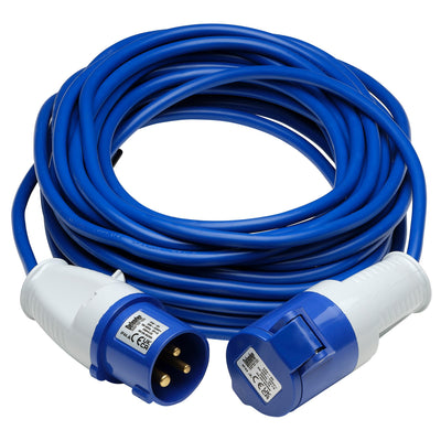 Defender E85211 230V Extension Lead, Blue, 1.5mm², 16A, 14m - DR-35805 - Defender - Trade Counter Direct