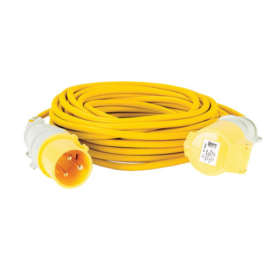 Defender E85235 110V Extension Lead Yellow 2.5mm², 32A, 14m - DR-35182 - Defender - Trade Counter Direct