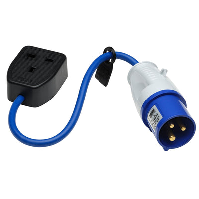 Defender E85300 230V Fly Lead Converter 16A - 13A - DR-35154 - Defender - Trade Counter Direct