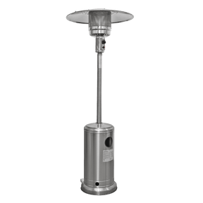 Dellonda 13kW Stainless Steel Commercial Gas Outdoor Garden Patio Heater, Wheels - DG2 - DG2 - Sealey Tools UK - Trade Counter Direct