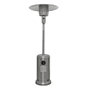 Dellonda 13kW Stainless Steel Commercial Gas Outdoor Garden Patio Heater, Wheels - DG2 - DG2 - Sealey Tools UK - Trade Counter Direct