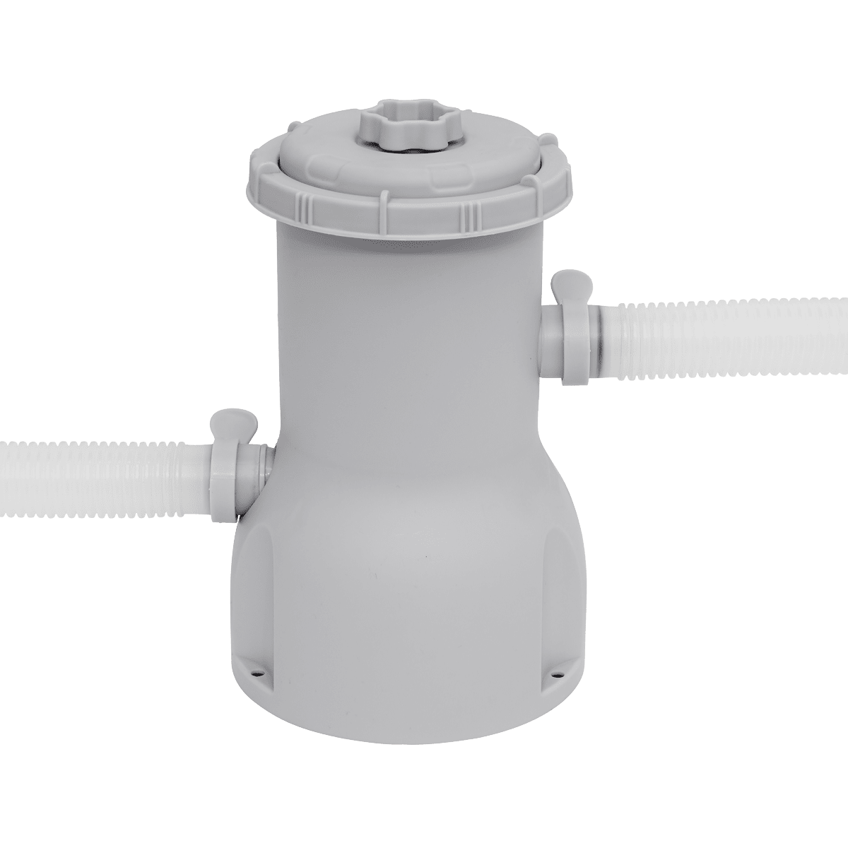 Dellonda 15ft Ø450cm Round Garden Kids Paddling Swimming Pool & Pump Grey Rattan - DL18 - DL18 - Sealey Tools UK - Trade Counter Direct