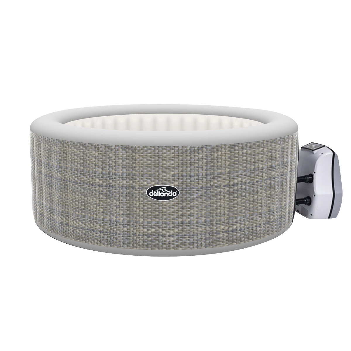 Dellonda 2 - 4 Person Inflatable Hot Tub Spa with Smart Pump - Rattan Effect - DL90 - DL90 - Sealey Tools UK - Trade Counter Direct