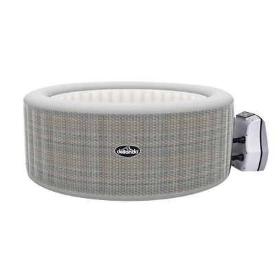 Dellonda 2 - 4 Person Inflatable Hot Tub Spa with Smart Pump - Rattan Effect - DL90 - DL90 - Sealey Tools UK - Trade Counter Direct