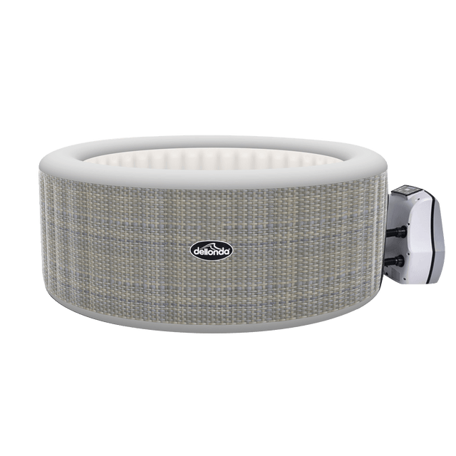 Dellonda 4 - 6 Person Inflatable Hot Tub Spa with Smart Pump - Rattan Effect - DL91 - DL91 - Sealey Tools UK - Trade Counter Direct