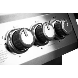 Dellonda 4+1 Burner Deluxe Gas BBQ Grill, Stainless Steel, Side Burner, Ignition - DG17 - DG17 - Sealey Tools UK - Trade Counter Direct