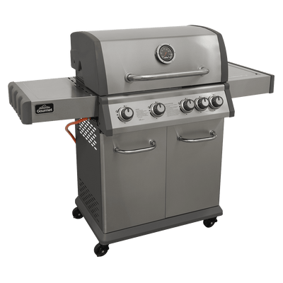 Dellonda 4+1 Burner Deluxe Gas BBQ Grill, Stainless Steel, Side Burner, Ignition - DG17 - DG17 - Sealey Tools UK - Trade Counter Direct