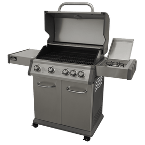 Dellonda 4+1 Burner Deluxe Gas BBQ Grill, Stainless Steel, Side Burner, Ignition - DG17 - DG17 - Sealey Tools UK - Trade Counter Direct