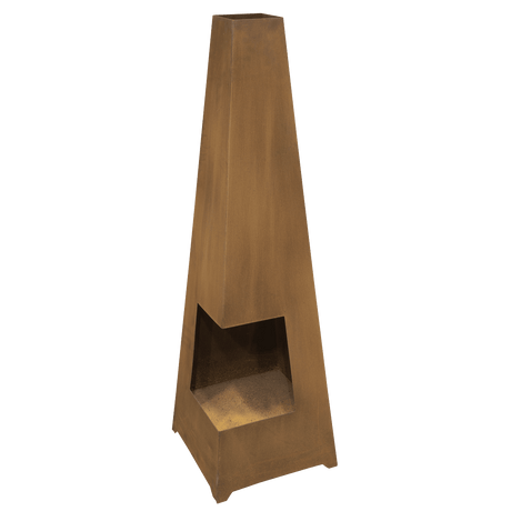 Dellonda Chiminea, Wood Burner, Heater for Outdoors W45cm x H150cm, Corten Steel - DG106 - DG106 - Sealey Tools UK - Trade Counter Direct