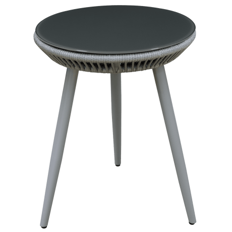 Dellonda Echo 3 Piece Aluminium Balcony Set with Tempered Glass Top - DG58 - DG58 - DG58 - Sealey Tools UK - Trade Counter Direct