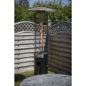 Dellonda Gas Patio Heater 13kW for Commercial & Domestic Use, Black - DG124 - DG124 - Sealey Tools UK - Trade Counter Direct