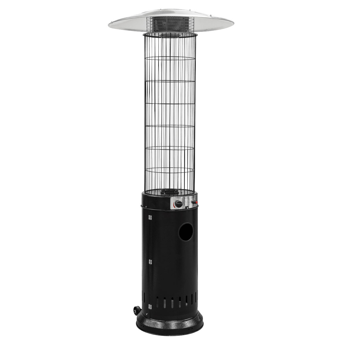 Dellonda Gas Patio Heater 13kW for Commercial & Domestic Use, Black - DG124 - DG124 - Sealey Tools UK - Trade Counter Direct