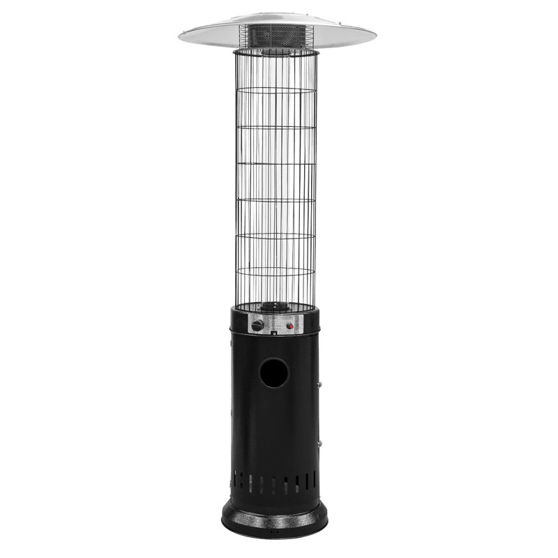 Dellonda Gas Patio Heater 13kW for Commercial & Domestic Use, Black - DG124 - DG124 - Sealey Tools UK - Trade Counter Direct