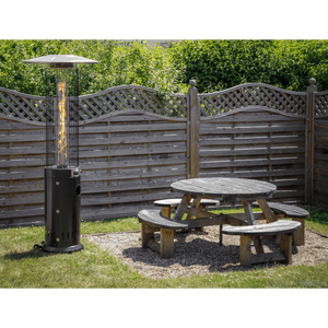 Dellonda Gas Patio Heater 13kW for Commercial & Domestic Use, Black - DG124 - DG124 - Sealey Tools UK - Trade Counter Direct
