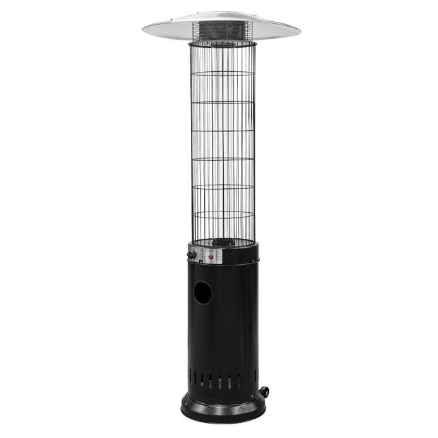 Dellonda Gas Patio Heater 13kW for Commercial & Domestic Use, Black - DG124 - DG124 - Sealey Tools UK - Trade Counter Direct