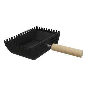 Dellonda Portable Wood - Fired 14" Pizza Oven and Smoking Oven, Black/Stainless Steel - DG10 - DG10 - Sealey Tools UK - Trade Counter Direct