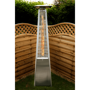 Dellonda Pyramid Gas Patio Heater 13kW Commercial/Garden Use, Stainless Steel - DG99 - DG99 - Sealey Tools UK - Trade Counter Direct