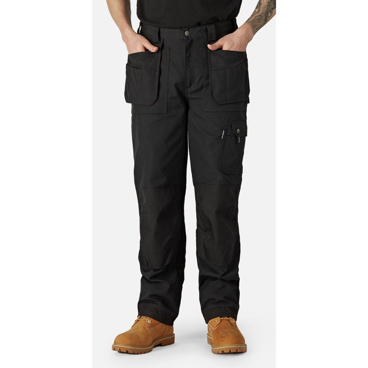 Dickies Eisenhower Multi - Pocket Trousers - Black - 32R Leg - 36205-67516-03 - Dickies - Trade Counter Direct