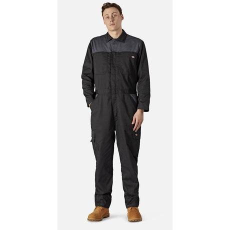 Dickies Everyday Coverall - Black Grey (DK0A4XT3BLG1001) - 36224-67567-03 - Dickies - Trade Counter Direct