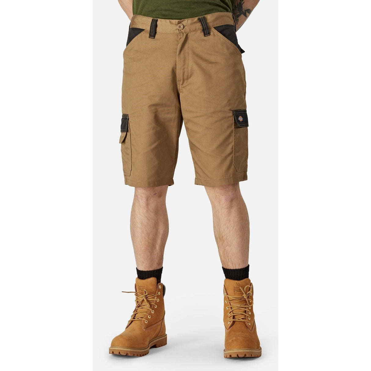 Dickies Everyday Short - Khaki/Black (DK0A4XSGC671005) - 36187-67485-02 - Dickies - Trade Counter Direct