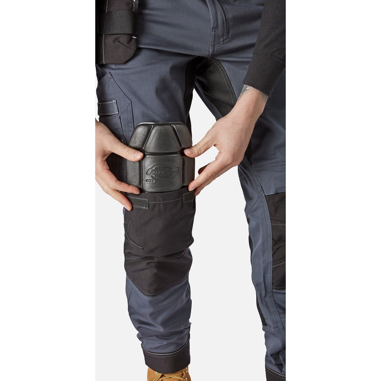 Dickies Holster Universal FLEX Trouser - Grey/Black - 30S Leg - 36222-67560-03 - Dickies - Trade Counter Direct
