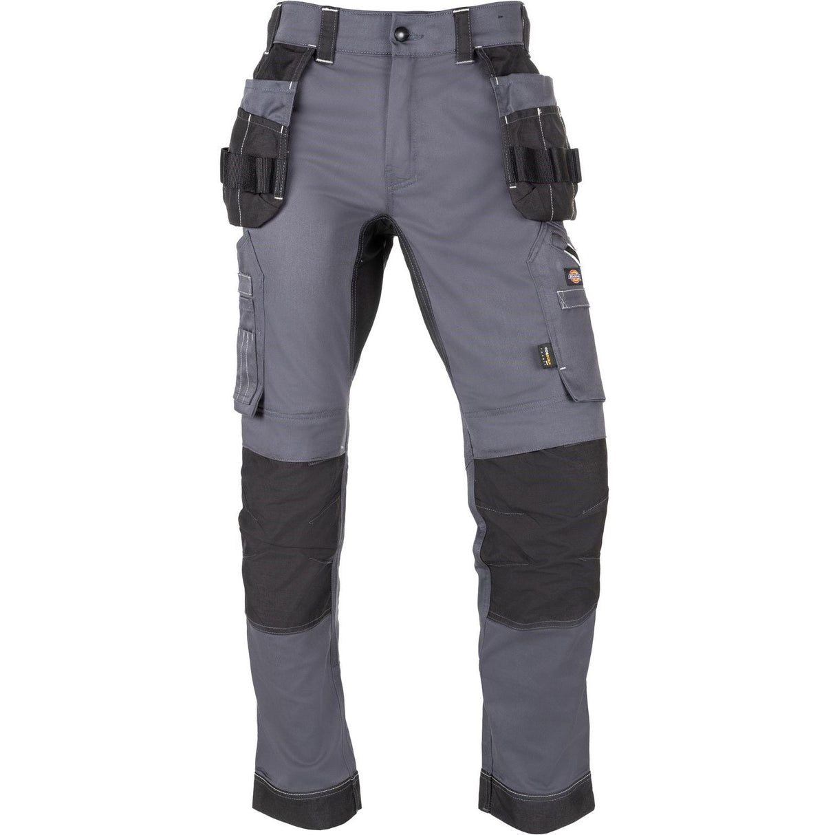 Dickies Holster Universal FLEX Trouser - Grey/Black - 30S Leg - 36222-67560-03 - Dickies - Trade Counter Direct