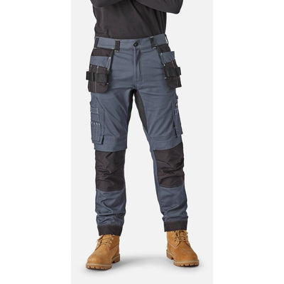 Dickies Holster Universal FLEX Trouser - Grey/Black - 30S Leg - 36222-67560-03 - Dickies - Trade Counter Direct