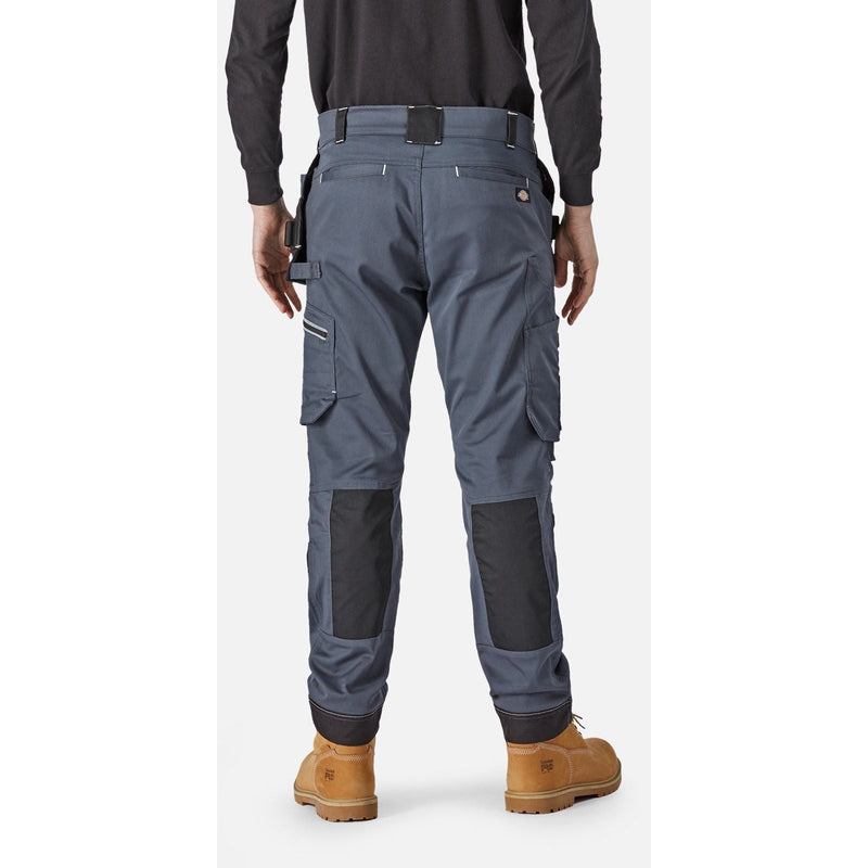 Dickies Holster Universal FLEX Trouser - Grey/Black - 30S Leg - 36222-67560-03 - Dickies - Trade Counter Direct