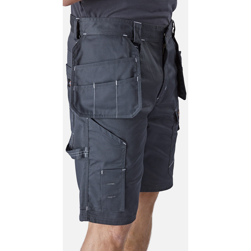 Dickies Redhawk Pro Work Shorts - Grey (DK0A4XSIGYX1002) - 36190-67491-02 - Dickies - Trade Counter Direct