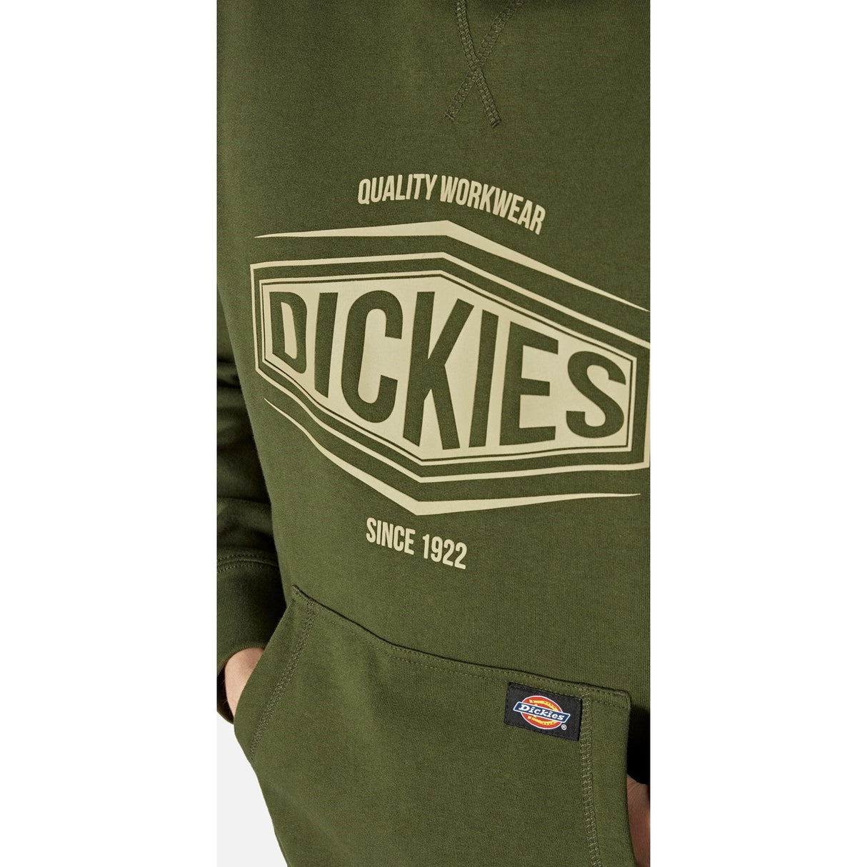 Dickies Rockfield Hoodie - Olive Green (DK0A4XTWOGX1006) - 36236-67598-03 - Dickies - Trade Counter Direct