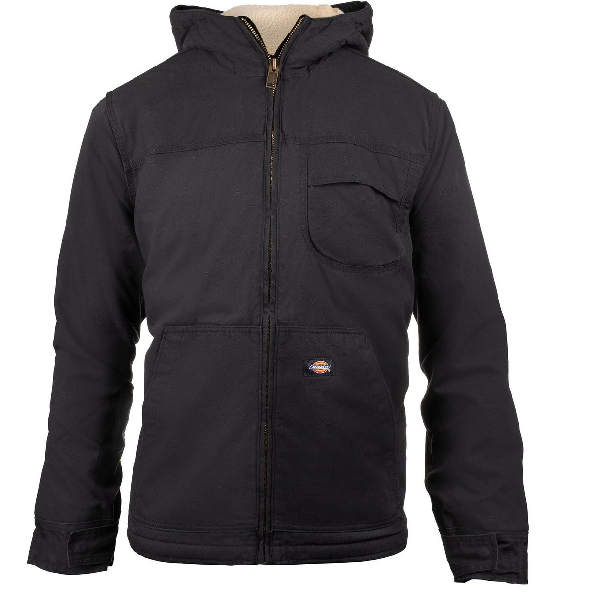 Dickies Sherpa Lined Duck Jacket - Rinsed Black (DK0A4XUXRBK1001) - 36232-67589-03 - Dickies - Trade Counter Direct