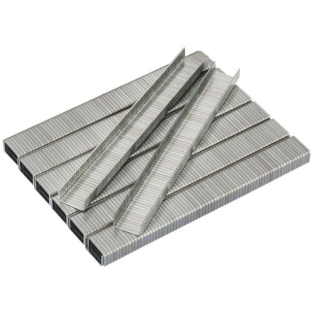 Draper 1006HD Heavy Duty Steel Staples, 6mm (Pack of 1000) - (13954) - DR-13954 - Draper - Trade Counter Direct