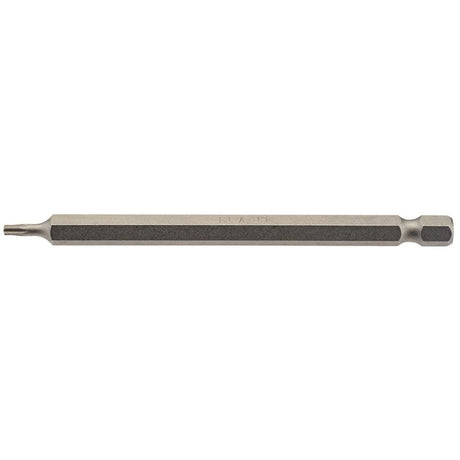 Draper 100TX/1/B Draper TX - STAR Insert Bit, 1/4" Hex, 100mm Long, T9 (Pack of 1) - (66908) - DR-66908 - Draper - Trade Counter Direct
