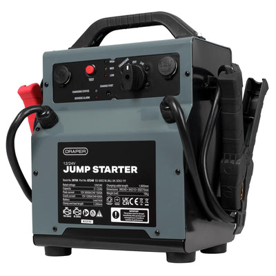 Draper 12/24V Jump Starter, 3000/1500A - DR-29755 - Draper - Trade Counter Direct