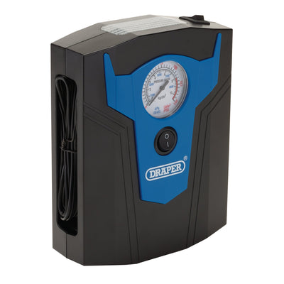 Draper 12V Analogue Tyre Inflator - DR-13274 - Draper - Trade Counter Direct