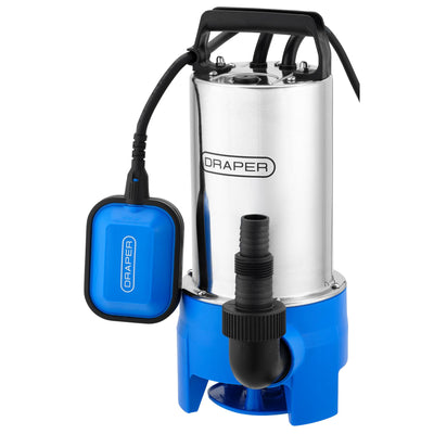 Draper 230V Dirty Water Pump with Float Switch, 330L/min, 1100W - DR-27484 - Draper - Trade Counter Direct