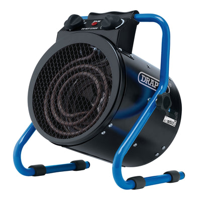 Draper 230V Electric Space Heater, 2kW, 6824 BTU - DR-04742 - Draper - Trade Counter Direct
