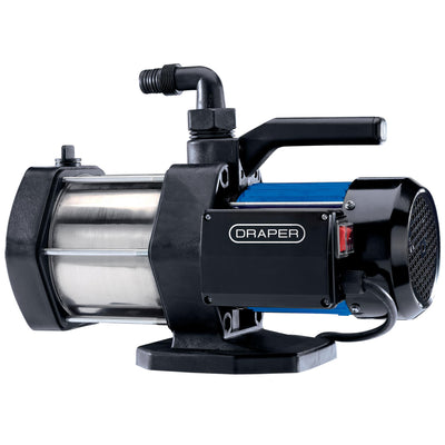 Draper 230V Multi Stage Surface Mounted Water Pump, 90L/min, 1100W - DR-98922 - Draper - Trade Counter Direct
