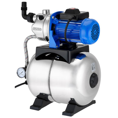 Draper 230V Stainless Steel Booster Pump, 50L/min, 800W - DR-27483 - Draper - Trade Counter Direct