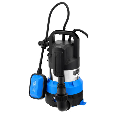Draper 230V Submersible Clean and Dirty Water Pump with Float Switch, 330L/min, 850W - DR-27481 - Draper - Trade Counter Direct