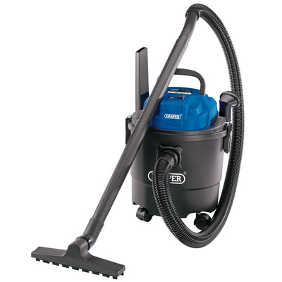 Draper 230V Wet & Dry Vacuum Cleaner, 15L, 1250W - DR-90107 - Draper - Trade Counter Direct