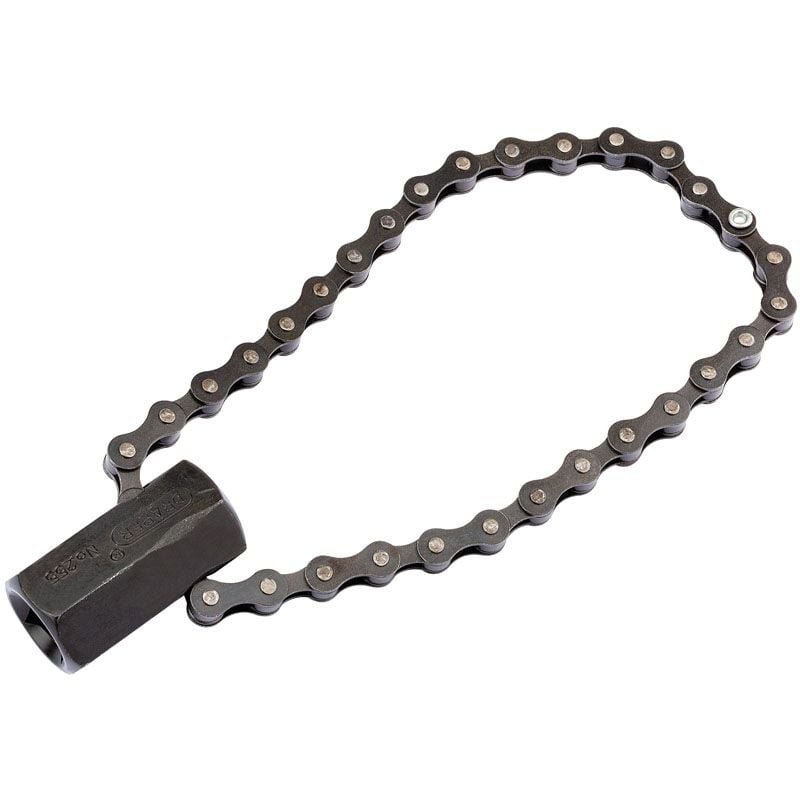 Draper 255 Chain Oil Filter Wrench, 1/2" Sq. Dr. or 24mm, 130mm Capacity - (77592) - DR-77592 - Draper - Trade Counter Direct