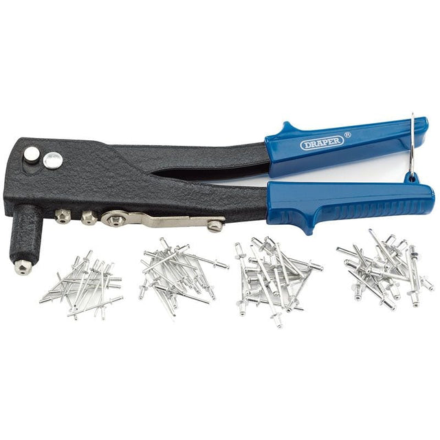 Draper 265KA Hand Riveter Kit for Aluminium Rivets - (27847) - DR-27847 - Draper - Trade Counter Direct