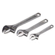 Draper 371CP/3 Adjustable Wrench Set (3 Piece) - (70409) - DR-70409 - Draper - Trade Counter Direct