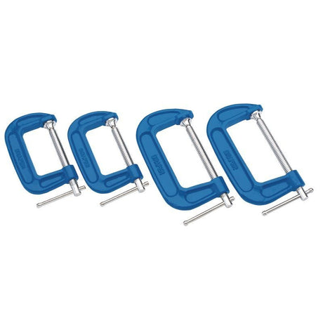 Draper 391G/4 C Clamp Set (4 Piece) - (38368) - DR-38368 - Draper - Trade Counter Direct