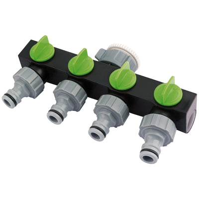 Draper 4-Way Hose Connector - DR-26333 - Draper - Trade Counter Direct